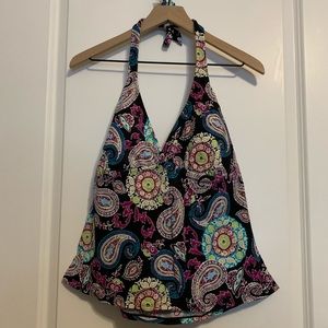 paisley tankini top